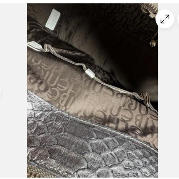 Henri Bendel Black Snakeskin Tote - Picture 12 of 16